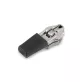   Cipzár húzóka fényvisszaverő spirálcipzárhoz No 5 semi-autolock