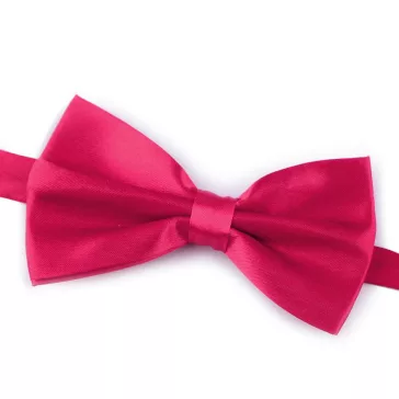   Szatén parti csokornyakkendő egyszínű - 2 pink (10 db-os csomagolás)