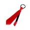 Szatén parti csokornyakkendő egyszínű - 4 piros (1 db-os csomagolás)