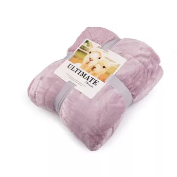   Kétoldalas bárány takaró 150x200 cm - 13 lila (1 db-os csomagolás)