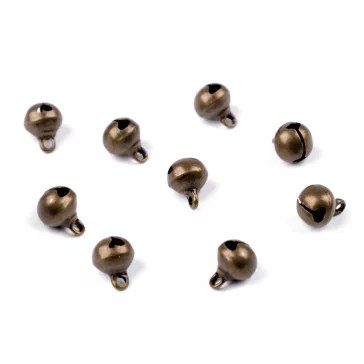   Csengettyű Ø8 mm ruhára - 3 ósárgaréz (400 db-os csomagolás)