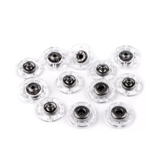 Patentek / kapcsok Ø 18; 20; 25 mm - 4 (18 mm) Transparent fekete nikkel (6 pár) Patentek / kapcsok Ø 18; 20; 25 mm - 4 (18 mm) Transparent fekete nikkel (6 pár)