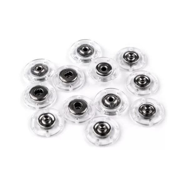 Patentek / kapcsok Ø 18; 20; 25 mm - 5 (20 mm) Transparent fekete nikkel (30 pár) Patentek / kapcsok Ø 18; 20; 25 mm - 5 (20 mm) Transparent fekete nikkel (30 pár)