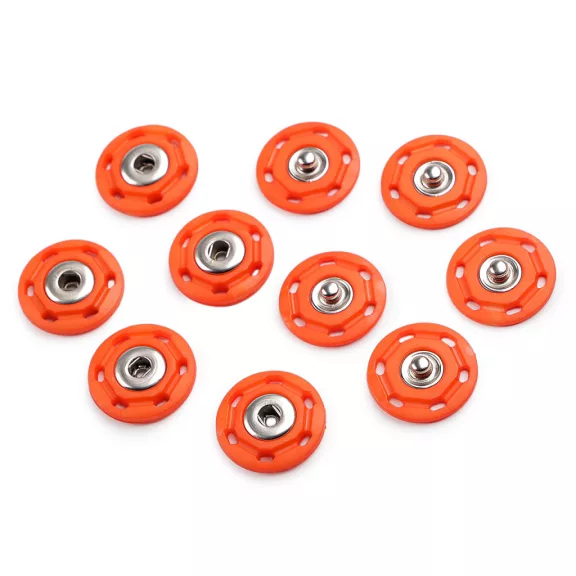 Mutatós patentek Ø25 mm - 9 korall (5 pár) Mutatós patentek Ø25 mm - 9 korall (5 pár)
