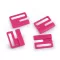 Fürdőruhakapocs / övkapocs szélessége 25 mm műanyag - 4 pink (2 pár)