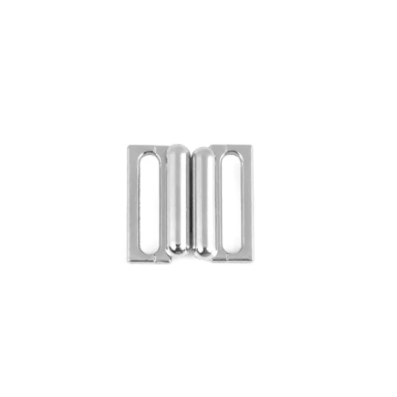 Fürdőruhakapocs szélessége 14 mm fém - 1 nikkel (2 pár) Fürdőruhakapocs szélessége 14 mm fém - 1 nikkel (2 pár)