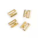 Fürdőruhakapocs szélessége 14 mm fém - 3 sárga arany (10 pár) Fürdőruhakapocs szélessége 14 mm fém - 3 sárga arany (10 pár)