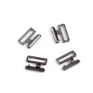 Fürdőruhakapocs szélessége 14 mm fém - 4 nikkel fekete (10 pár) Fürdőruhakapocs szélessége 14 mm fém - 4 nikkel fekete (10 pár)