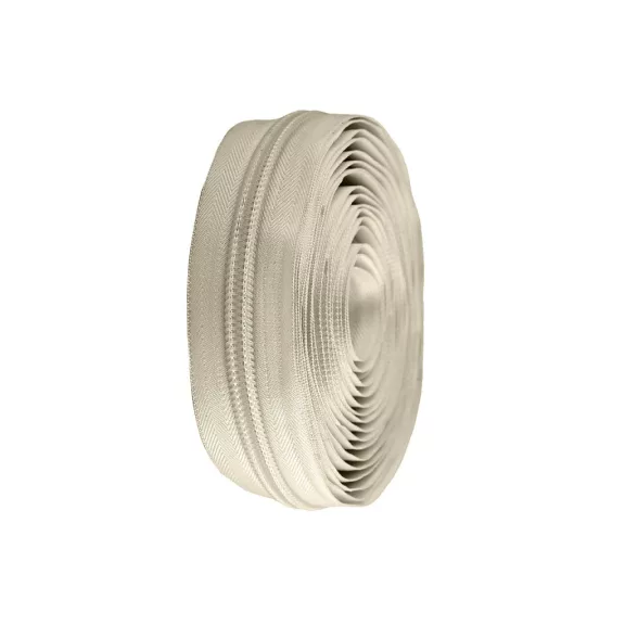 Spirálcipzár szélessége No 10 folyóméter - 307 krémszín Spirálcipzár szélessége No 10 folyóméter - 307 krémszín