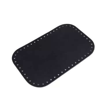   Horgolható táskaalj 18x28 cm - 3 (Nero) fekete (5 db-os csomagolás)