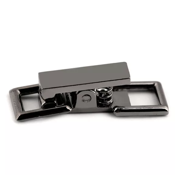 Kapocs 9x26 mm - 2 nikkel fekete (1 pár) Kapocs 9x26 mm - 2 nikkel fekete (1 pár)