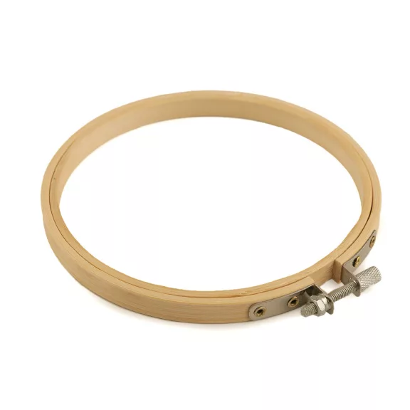 Hímzőkeret bambusz Ø12,5 cm - világos bambusz (10 db-os csomagolás) Hímzőkeret bambusz Ø12,5 cm - világos bambusz (10 db-os csomagolás)