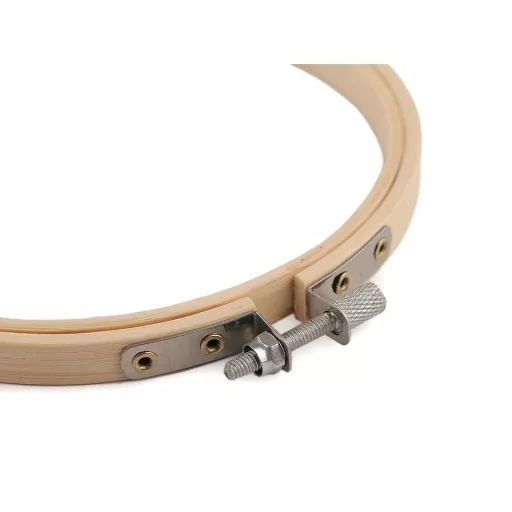 Hímzőkeret bambusz Ø12,5 cm