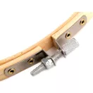 Bambusz hímzőkeret Ø25,5 cm - világos bambusz (4 db-os csomagolás)