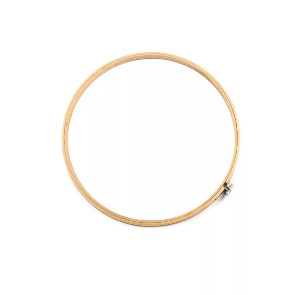 Bambusz hímzőkeret extra nagy Ø33, 35,5, 40 cm - 1 (Ø33 cm) világos bambusz (10 db-os csomagolás) Bambusz hímzőkeret extra nagy Ø33, 35,5, 40 cm - 1 (Ø33 cm) világos bambusz (10 db-os csomagolás)