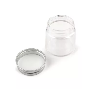 Üvegcse csavaros fedővel 47x50 mm - Transparent (60 fiola)