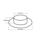 Ringli alátéttel belső Ø12 mm / külső Ø21 mm