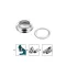 Ringli alátéttel Ø13,5 mm / külső Ø23 mm