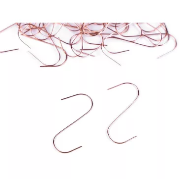 Karácsonyi horog díszítlsre - 2 rézsárga (10 zacskó)