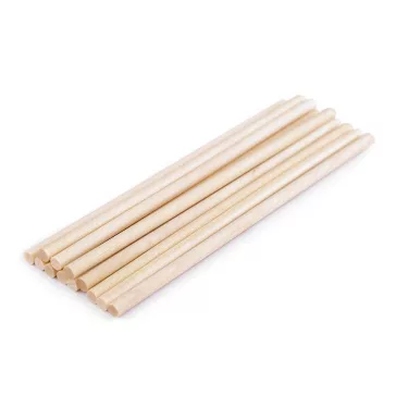   Fa pálca hossza 15 cm macrame - természeti (60 db-os csomagolás)
