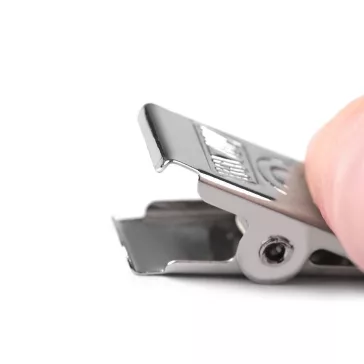   Függöny kapocs karikával Ø25 mm - nikkel (100 db-os csomagolás)