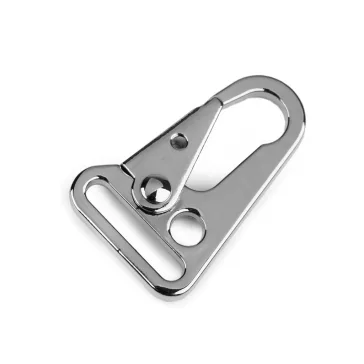 Fém karabiner lyuk 25 mm - 1 nikkel (1 db-os csomagolás)