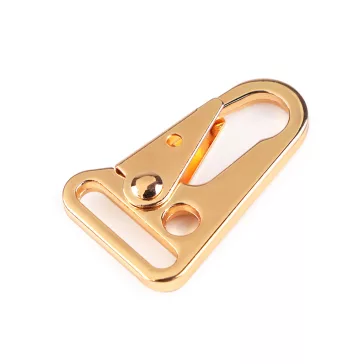   Fém karabiner lyuk 25 mm - 3 rózsaarany (1 db-os csomagolás)