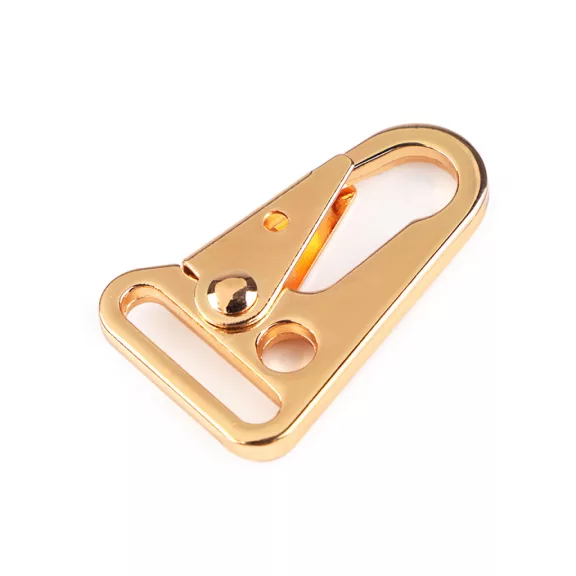 Fém karabiner lyuk 25 mm - 3 rózsaarany (1 db-os csomagolás) Fém karabiner lyuk 25 mm - 3 rózsaarany (1 db-os csomagolás)