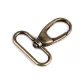 Fém forgós karabiner 38 mm-es befűző