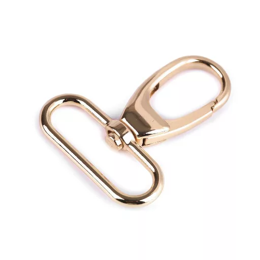 Fém forgós karabiner 38 mm-es befűző