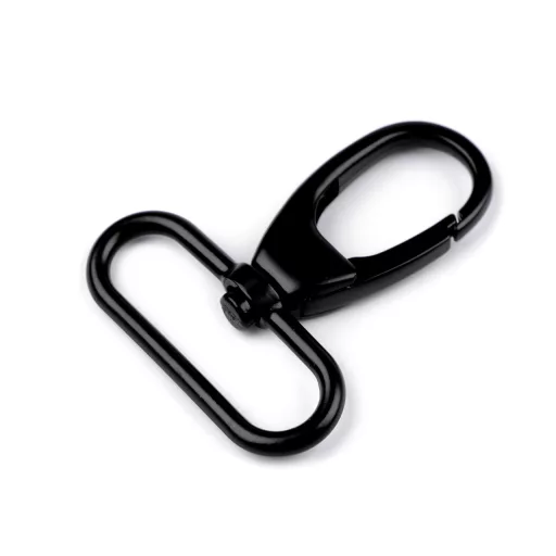 Fém forgós karabiner 38 mm-es befűző