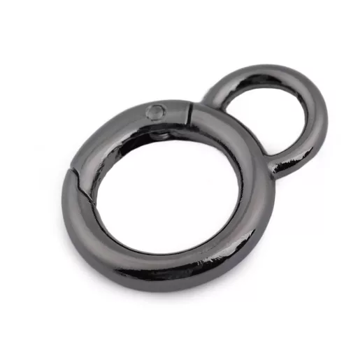 Karabiner gömbölyű táskára való Ø19 mm