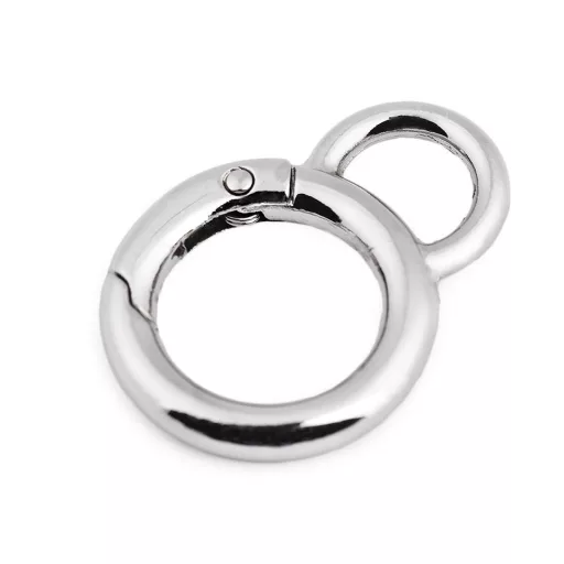 Karabiner gömbölyű táskára való Ø19 mm