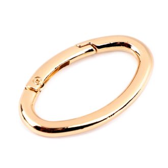 Ovális karabiner táskára / kulcskarika