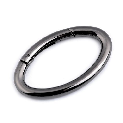 Ovális karabiner táskára / kulcskarika