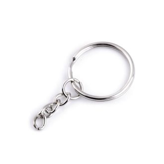Láncos kulcskarika Ø25 mm