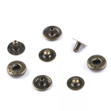   Patent Ø10 mm közepes erős anyagokra - 2 ósárgaréz (200 szett)