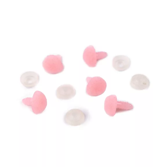 Biztonsági bársony orr 14x15 mm - 2 púderrózsaszín (50 szett) Biztonsági bársony orr 14x15 mm - 2 púderrózsaszín (50 szett)