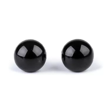 Biztonsági szemek Ø12 mm - fekete (250 szett)
