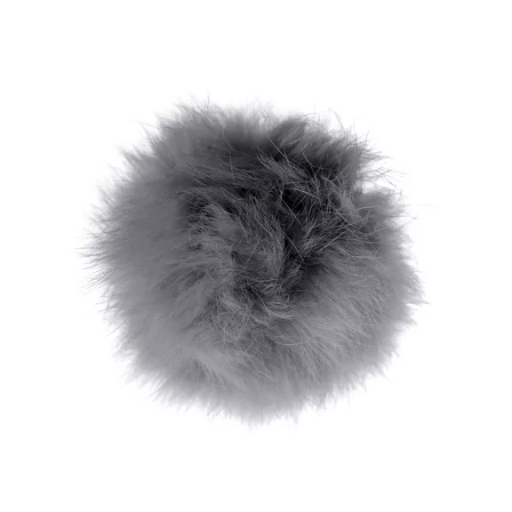 Műszörme pompom pánttal Ø6 cm - 7 szürke (1 db-os csomagolás) Műszörme pompom pánttal Ø6 cm - 7 szürke (1 db-os csomagolás)