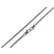 Fém táskalánc lapos karabinerrel hossza 117 cm - 2 nikkel fekete (1 db-os csomagolás)