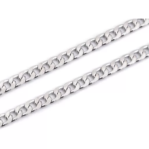 Fém táskalánc lapos karabinerrel hossza 117 cm