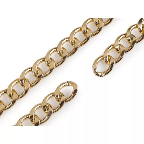 Lánc szélessége 20 mm - 2 arany klasszik Lánc szélessége 20 mm - 2 arany klasszik