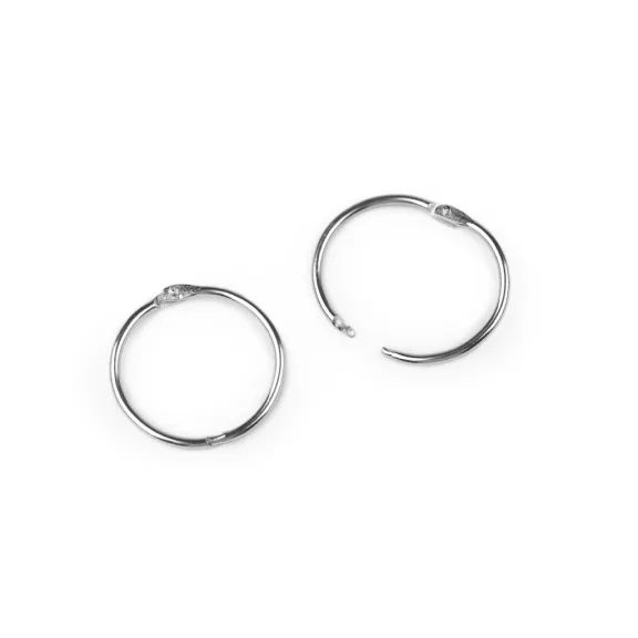 Szétkapcsolható karika / könyv karika - 6 (Ø30 mm) nikkel (40 db-os csomagolás) Szétkapcsolható karika / könyv karika - 6 (Ø30 mm) nikkel (40 db-os csomagolás)