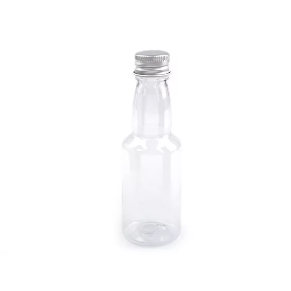 Műanyag flakon csavaros kupakkal - Transparent (1 fiola) Műanyag flakon csavaros kupakkal - Transparent (1 fiola)