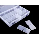 Műanyag rekeszes doboz 6x20x30 cm - Transparent (1 db-os csomagolás) Műanyag rekeszes doboz 6x20x30 cm - Transparent (1 db-os csomagolás)