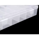 Műanyag rekeszes doboz 12,5x23x4 cm - Transparent (1 db-os csomagolás) Műanyag rekeszes doboz 12,5x23x4 cm - Transparent (1 db-os csomagolás)