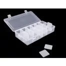 Műanyag rekeszes doboz 12,5x23x4 cm - Transparent (10 db-os csomagolás) Műanyag rekeszes doboz 12,5x23x4 cm - Transparent (10 db-os csomagolás)