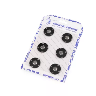 Dizájnos patentek Ø20 mm - 2 nikkel fekete (36 pr)