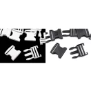 Háromfogas kapocs szélessége 40 mm - 2 (2) fekete (30 pr) Háromfogas kapocs szélessége 40 mm - 2 (2) fekete (30 pr)